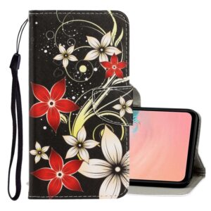 3d colored drawing horizontal flip pu leather case with holder & card slots & wallet, for galaxy s20+, for galaxy s20, for galaxy s20 ultra