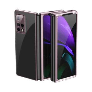 ultra thin electroplated transparent folding case, for huawei mate x2, for xiaomi mi mix fold