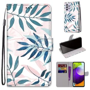 Coloured Drawing Cross Texture Horizontal Flip PU Leather Case with Holder & Card Slots & Wallet & Lanyard, For Samsung Galaxy A52 5G, For Samsung Galaxy A72 5G / 4G