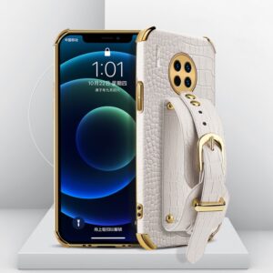 Electroplated TPU Crocodile Pattern Leather Case with Wrist Strap, For Huawei Mate 30, For Huawei Mate 30 Pro, For Huawei Mate 40, For Huawei Mate 40 Pro, For Huawei Mate 40 Pro Plus, For Huawei Nova 8, For Huawei Nova 8 SE, For Huawei Nova 8 Pro...