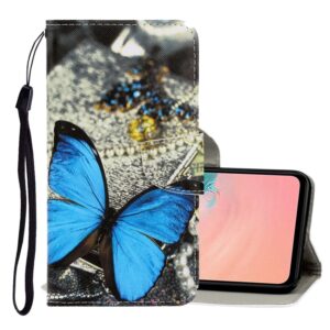 3D Colored Drawing Horizontal Flip PU Leather Case with Holder & Card Slots & Wallet, For Galaxy S20+, For Galaxy S20, For Galaxy S20 Ultra