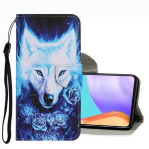 Coloured Drawing Pattern Leather Phone Case, For Samsung Galaxy A33, For Samsung Galaxy A42 5G, For Samsung Galaxy A53