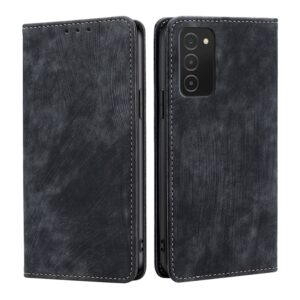RFID Anti-theft Brush Magnetic Leather Phone Case, For Samsung Galaxy A03S US 165.85mm, For Samsung Galaxy A73 5G, For Samsung Galaxy M53 5G, For Samsung Galaxy S21 5G, For Samsung Galaxy S21 FE 5G, For Samsung Galaxy S21+ 5G, For Samsung Galaxy S22 5G...