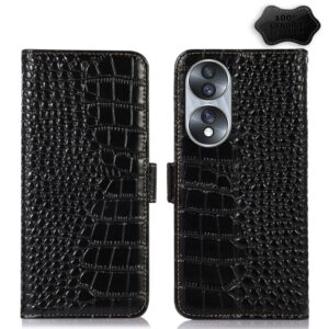 Crocodile Top Layer Cowhide Leather Phone Case, For Honor 70, For Motorola Edge 30 Lite / Edge 30 Neo, For Motorola Moto S30 Pro, For Nokia G400, For Sony Xperia 5 IV, For Huawei Mate 50 Pro, For Huawei Mate 50, For Samsung Galaxy A04 4G