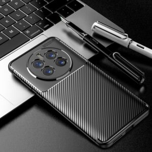 Carbon Fiber Texture Fine Hole TPU Phone Case, For Huawei Mate 50 Fine Hole