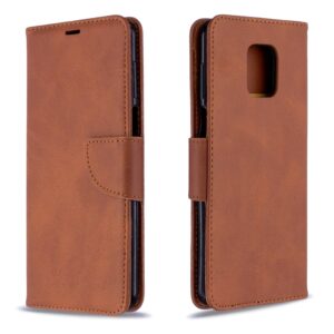 Retro Lambskin Texture Pure Color Horizontal Flip PU Leather Case with Holder & Card Slots & Wallet & Lanyard, For Xiaomi Redmi Note 9S, For Galaxy A11