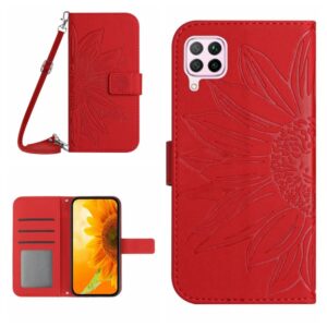 Skin Feel Sun Flower Pattern Flip Leather Phone Case, For Huawei P40 Lite, For Huawei P40 Lite 5G, For Huawei P40 Pro, For Huawei P50