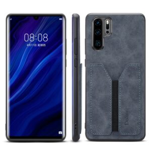 Denior DV Elastic Card PU Back Cover Phone Case, For Huawei P30 Pro, For Huawei P30 Lite