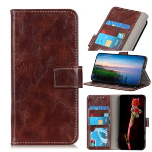 Retro Crazy Horse Texture Horizontal Flip Leather Phone Case, For Huawei Nova 10 SE