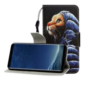 Colored Drawing Horizontal Flip Leather Case with Holder & Card Slot & Wallet, For Galaxy S8, For Galaxy S8 Plus, For Galaxy S9