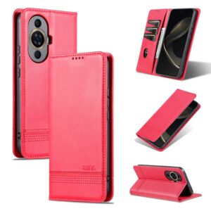 AZNS Magnetic Calf Texture Flip Leather Phone Case, For Huawei Nova 11