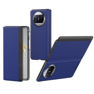 Litchi Pattern Foldable Side Window View Protective Phone Case, For Huawei Mate X3