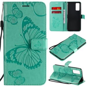 3D Butterflies Embossing Pattern Horizontal Flip Leather Case with Holder & Card Slot & Wallet, For Huawei Honor 30, For Huawei Honor Play 4T Pro