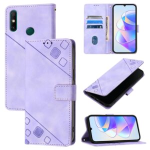 Skin Feel Embossed Leather Phone Case, For Huawei Enjoy 20 SE / P smart 2021 / Y7a, For Huawei P40 Pro, For Huawei P40, For Huawei P30