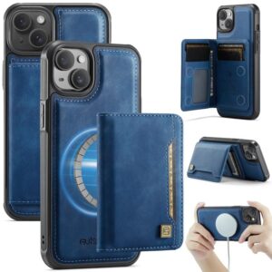 AutSpace A13 MagSafe Magnetic RFID Flip Card Bag Phone Case, For iPhone 15, For iPhone 14 Plus, For iPhone 14, For iPhone 14 Pro, For iPhone 14 Pro Max, For iPhone 13 Pro Max, For iPhone 13 Pro, For iPhone 13, For iPhone 12