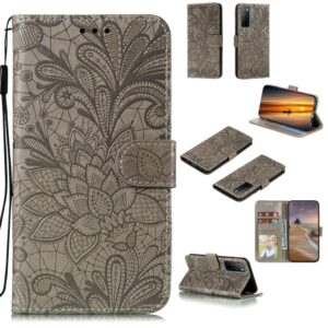 Lace Flower Horizontal Flip Leather Case with Holder & Card Slots & Wallet & Photo Frame, For Huawei Honor Play 4 / Maimang 9 / Mate 40 Lite, For Google Pixel 5, For Google Pixel 5 XL, For Samsung Galaxy A01 Core, For Samsung Galaxy M31s...