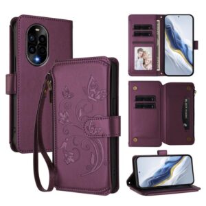 Butterfly Love Flower Multi-card Zipper Wallet Leather Phone Case, For Huawei nova 13 Pro, For Huawei nova 13 / 12, For Huawei Pura 70 Pro / 70 Pro+, For Huawei nova 12S 4G / 11 4G / 5G, For Huawei Pura 70, For Huawei Mate 60 Pro / 60 Pro+