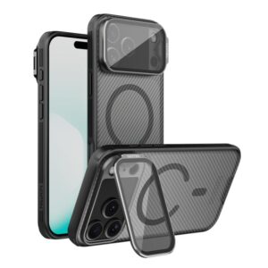 NILLKIN CamShield Prop Transparent Mirror Cover MagSafe Magnetic Translucent PC Phone Case, For iPhone 17 Pro Max, For iPhone 17 Pro