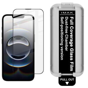 imak Dust-free Chamber Locator Full Coverage Tempered Glass Film, For iPhone 16e / 17e, For iPhone 17 Pro Max, For iPhone 17 Pro, For iPhone 17, For iPhone Air, For iPhone 16 Pro Max, For iPhone 16 Pro, For iPhone 16 Plus, For iPhone 16...