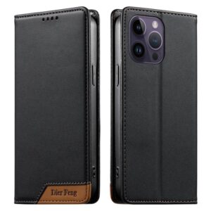 Dierfeng Splicing Strong Magnetic RFID Vegan Leather Phone Case, For iPhone 14 Pro Max, For iPhone SE 2022 / SE 2020 / 8 / 7, For iPhone 13 Pro Max, For iPhone 13 Pro, For iPhone 13 mini, For iPhone 12 / 12 Pro, For iPhone 12 Pro Max, For iPhone 12 mini
