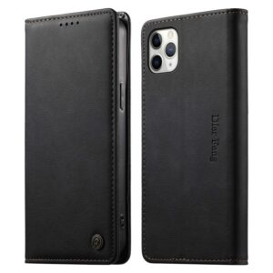 Dierfeng Metal Snap Magnetic RFID Vegan Leather Phone Case, For iPhone 11 Pro Max, For iPhone 11, For iPhone 11 Pro, For iPhone X / XS, For iPhone XR, For iPhone XS Max, For iPhone 8 Plus / 7 Plus