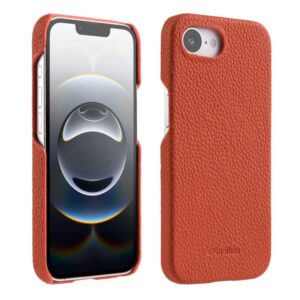 melkco Litchi Texture Magnetic Half Coverage Genuine Leather Phone Case, For iPhone 17e / 16e, For iPhone 17 Pro Max, For iPhone 17 Pro, For iPhone 17, For iPhone Air, For iPhone 16 Pro Max