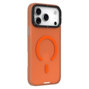 YOUNGKIT Matte PET TPU Magnetic Phone Case, For iPhone 17 Pro Max, For iPhone 17 Pro