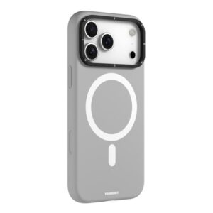 YOUNGKIT Condensate Magnetic Series Lens Frame Holder Silicone Phone Case, For iPhone 17 Pro Max, For iPhone 17 Pro