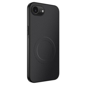 WANLONFENG TQ Series Magnetic Carbon Fiber Texture PC Hybrid TPU Phone Case, For iPhone 17e / 16e, For iPhone 17 Pro Max, For iPhone 17 Pro, For iPhone 17, For iPhone Air, For iPhone 16 Pro Max, For iPhone 16 Pro, For iPhone 16, For iPhone 15 Pro Max...
