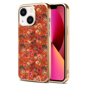 Denior Peony Series Electroplated Magnetic Phone Case, For iPhone 14 / 13, For iPhone 14 Pro, For iPhone 14 Pro Max, For iPhone 13 Pro Max, For iPhone 13 Pro