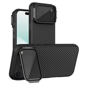NILLKIN CarboProp Translucent Black CamShield Magnetic Phone Case, For iPhone 17 Pro Max, For iPhone 17 Pro
