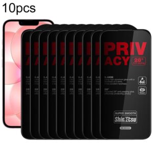 WK WTP-138 10pcs 6D Curved Dustproof Privacy Tempered Glass Film, For iPhone 17e / 16e / 14 / 13 Pro, For iPhone 17 Pro Max, For iPhone 17 Pro, For iPhone 17 / 16 Pro, For iPhone Air, For iPhone 16 Pro Max, For iPhone 16 Plus / 15 Plus...