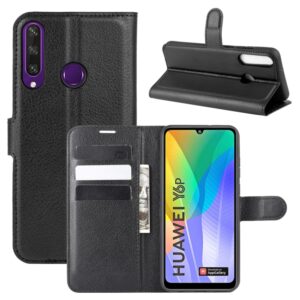 For Huawei Y6p Litchi Texture Horizontal Flip Protective Case with Holder & Card Slots & Wallet, For Huawei Y6p