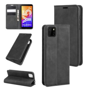 For Huawei Y5p/Honor 9SRetro-skin Business Magnetic Suction Leather Case with Holder & Card Slots & Wallet, For Huawei Y5p