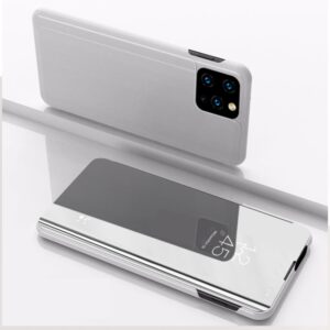 Plated Mirror Horizontal Flip Leather Case with Holder, For Huawei Y5P/Honor 9S, For Huawei Y6P/Honor 9A, For Xiaomi Redmi Note9/Red 10X 5G, For Samsung Galaxy M11, For Samsung Galaxy A21S