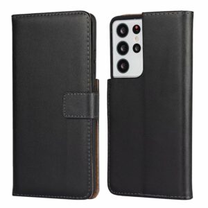 Plain Texture Cowhide Leather Horizontal Flip Case with Magnetic Clasp & Holder & Card Slots & Wallet, For Samsung Galaxy S21 Ultra 5G, For Samsung Galaxy S21 Plus 5G, For Samsung Galaxy S21 5G, For Samsung Galaxy A52 5G, For Samsung Galaxy A42 5G...