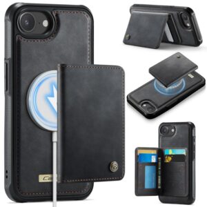 CaseMe Me80 Series Detachable Wallet Magnetic RFID Vegan Leather Phone Case, For iPhone 17e / 16e, For iPhone 17 Pro Max, For iPhone 17 Pro, For iPhone 17, For iPhone Air, For iPhone 16 Pro Max, For iPhone 16 Pro, For iPhone 16 Plus, For iPhone 16