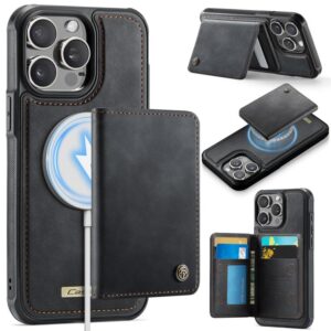 CaseMe Me80 Series Detachable Wallet Magnetic RFID Vegan Leather Phone Case, For iPhone 15 Pro Max, For iPhone 15 Pro, For iPhone 15 Plus / 14 Plus, For iPhone 15, For iPhone 14, For iPhone 14 Pro, For iPhone 14 Pro Max, For iPhone 13 Pro Max...
