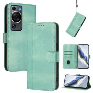 Line Splicing Buckle Retro Leather Phone Case, For Huawei P60 / P60 Pro, For Huawei Enjoy 50 Pro / Huawei Nova Y90, For Huawei Enjoy 50 / Nova Y70 / Nova Y70 Plus, For Huawei Nova 9, For Huawei P50 Pro, For Huawei P50